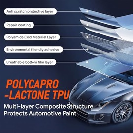 Hydrophobic Clear Paint Protection Film - Self Healing Car Wrap