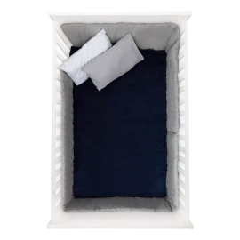 Chiqui Mundo Cobertor Para Bebe Ligero Viajero Azul Ultra Suave Y Calido