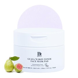 BENTON Guayaba 70 Skin Toner Face Mask Pad Hidratante Ácido Hialurónico Calmante Alivio Calmante Cuidado de los poros para Sensibilidad Seca, Todo Tipo de Piel Dewy Luminosa, Almohadillas de tóner que no se secan, Cuidado de la piel coreano