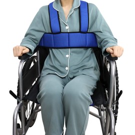 VOONKE Wheelchair Safety Belt Torso Support Vest, Adjustable Whole Body Safety Belt to Prevent Tilting or Falling, Suitable for Wheelchair Restraint Belts for Patients, The Elderly and The Disabled