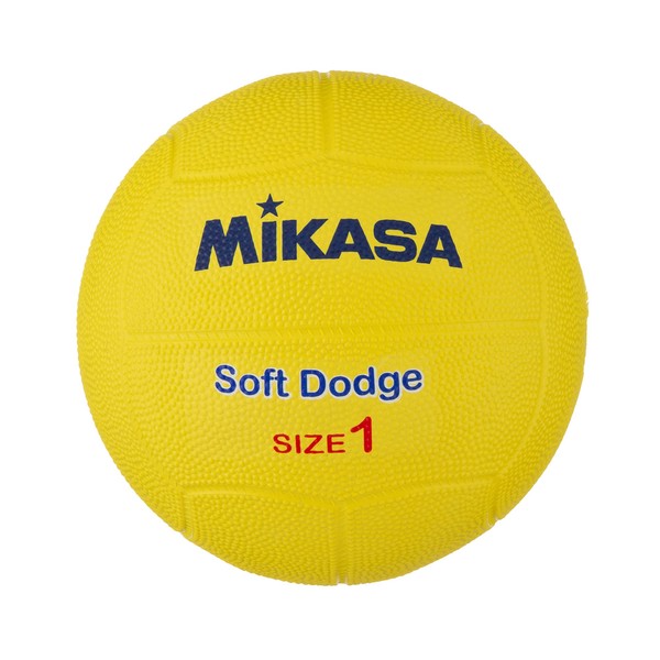 MIKASA Soft Dodgeball No. 1 (For Toddlers and Elementary School Students) Yellow STD-1SR-Y Recommended Internal Pressure 0.15 kgf/cm