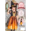 クリアストーン(Clearstone) コスプレ ハロウィン メロディドレス キッズ 120cm 女の子 オレンジ