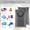 2-Pack Durable Hanging Laundry Hamper Bag Behind Door Space Saving
