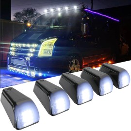 Dreamizer 5X For Ford Transit Custom Solar Powered Wireless Roof 12 LED Cab Lights White