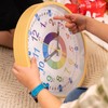 Kiddus Wall Clock for Boys and Girls. Silent Analogue Time