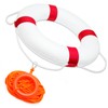 Child Pool Life Ring Buoy Life Preserver Ring with Lifesaving