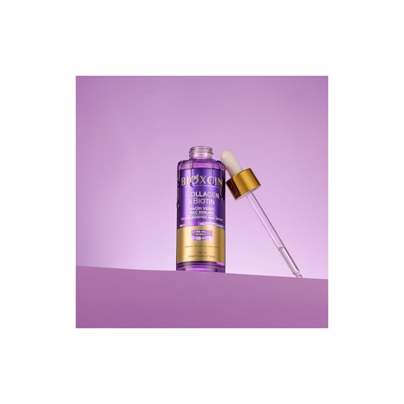 BIOXCIN Sérum Capilar Voluminizador Con Colágeno Y Biotina, Fórmula Fortalecedora