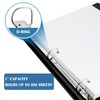 INFUN 1 INCH Telescoping 3 Ring Binder - 12PCS, Portable