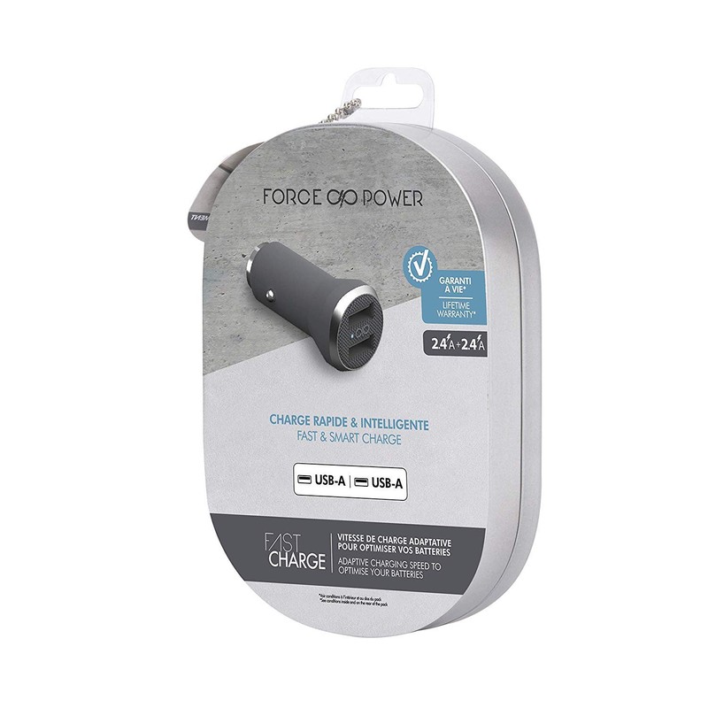 BigBen Connected Car Charger with 2 USB Ports 4.8A