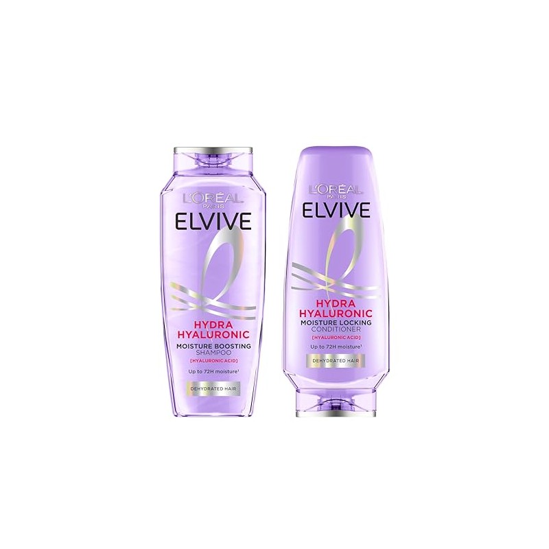 L'Oreal Paris Elvive Hydra Hyaluronic Haircare Duo – 400ml Moisture