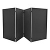 Portable DJ Booth Table,Foldable DJ Table Stand Portable w/Black &