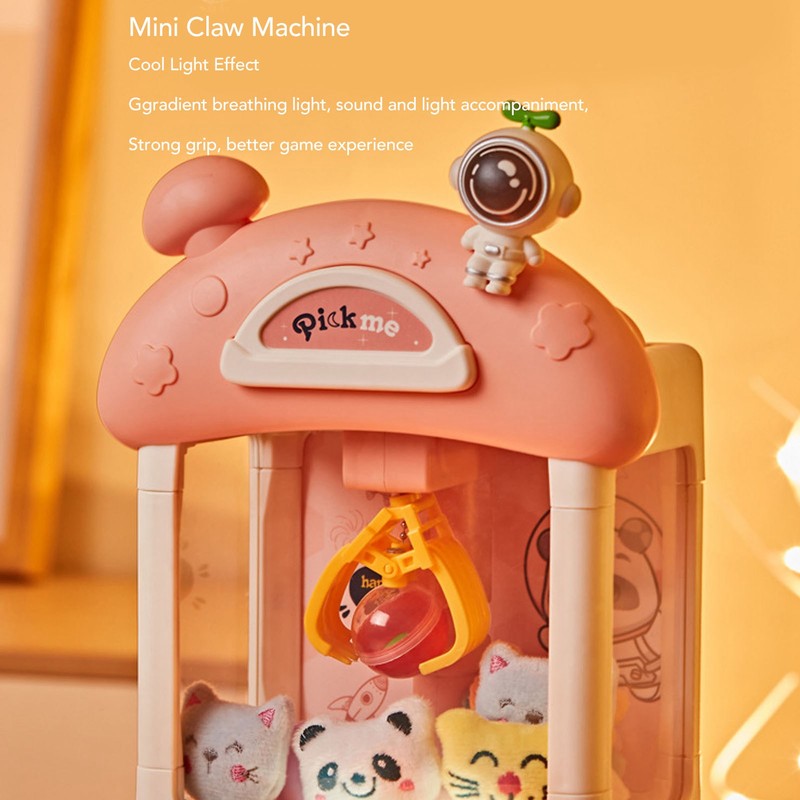 Mini Claw Machine Electric Arcade Games Grabber Toy Mini Doll