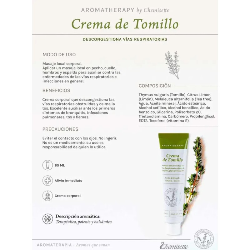 Crema De Tomillo Chemisette