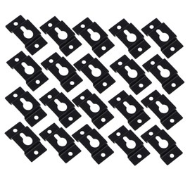 SHINEOFI 20pcs Heavy Duty Iron Keyhole Hangers for Wall Brackets Secure Speaker Hanger Hooks for Picture Frames for Shelves and Cabinets Practical Design for Home and Business