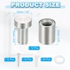 PATIKIL 12x20mm Standoff Screws, 12 Pack Stainless Steel Wall Mount