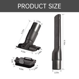 Vacuum brush Attachments Replacement Parts Compatible with Shark Navigator Lift-Away NV350 NV351 NV352 NV355 NV356E NV360 NV361 NV500 NV501 NV502 Series 2-in-1 Tool Brush 36mm(1.41in)/40mm(1.57in)
