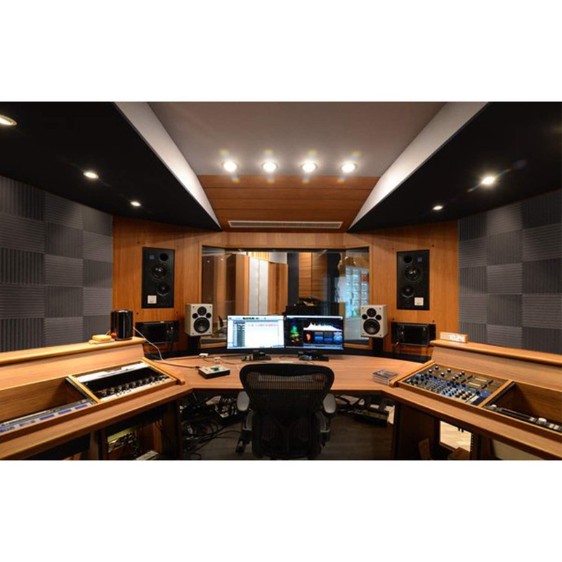 Focusound 50 Pack Acoustic Foam Panels 1" x 12" x