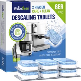 2-in-1 Descaling Tablets for Fully Automatic Coffee Machines 6 x 16 g – for Cleaning and Descaling Fully Automatic Machines