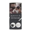 KOO 3D MASK ダークグレーライトグレー 30枚