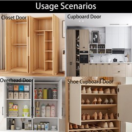 1 Pair 2 Pack All-Inclusive Soft-Close Cabinet Hinges, 105 Degree Adjustable Concealed Kitchen Cabinet Hinges for Face Framed Cabinets with Soft Close,Matching Screws 12 Easy to Install