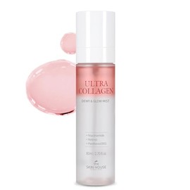 Ampolla facial Ultra Collagen Ampolla para piel húmeda y radiante – Spray hidratante coreano para el cuidado de la piel con niacinamida y retinol, nie