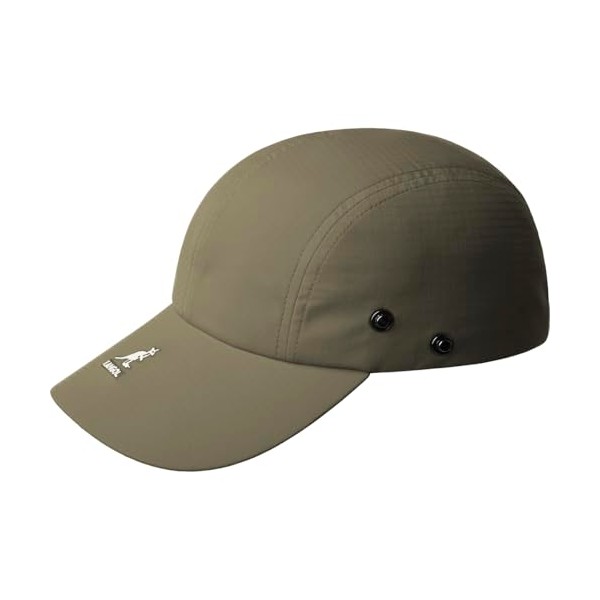 Kangol Multi-Utility Mask Baseball Hat - Dark Olive / 1SFM