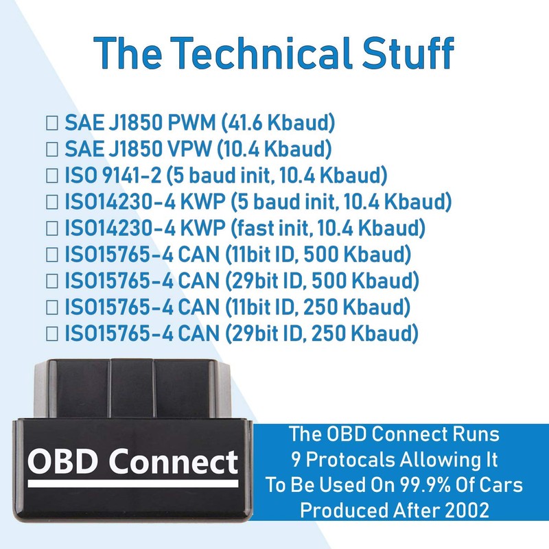 OBD Connect - OBDII OBD 2 WIFI Fault Code Reader