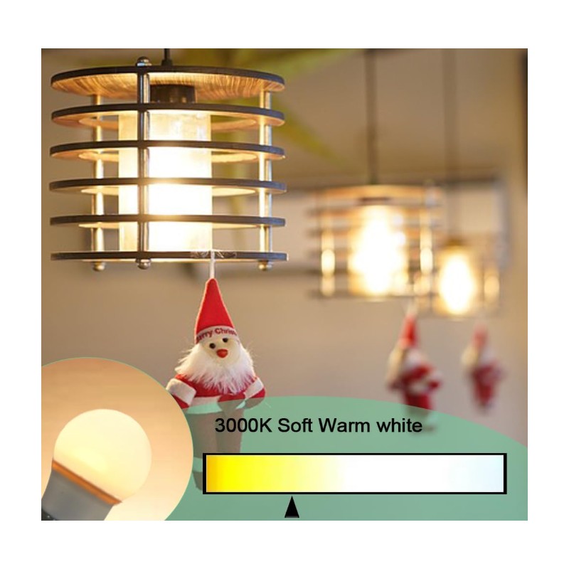 NETEHA A15 LED Bulbs 5W 120V – 6-Pack, E26 Base,