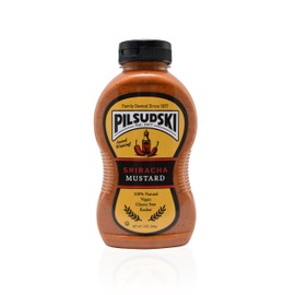 Pilsudski's Brand Mustard - 12oz Squeeze Bottle, Perfect condiments for any dish (Sriracha, 1 pack)