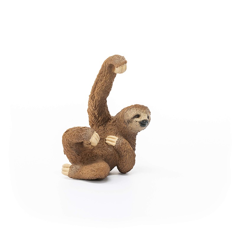 schleich 14793 WILD LIFE Sloth Figurine for ages 3+, Brown