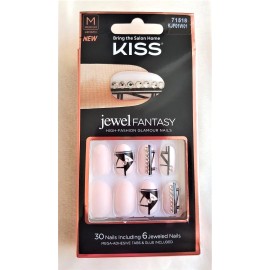 Kiss JEWEL Fantasy 30 Nails + 6 Jeweled Nails #71518