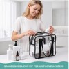 Dexpally Borsa Trasparente per Lavoro PVC Borsa Trasparente Concorsi Clear