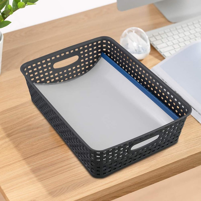 CadineUS Cestas De Plastico, Cestas De Almacenamiento De PláStico, TamañO