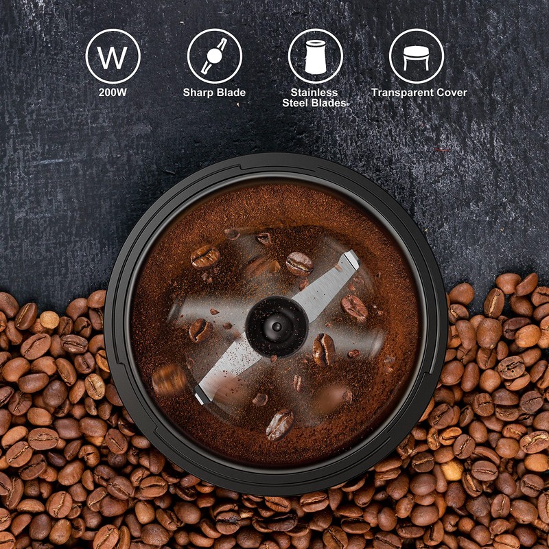 Willz Electric Coffee Grinder for Coffee Beans, Spices, & Herbs