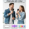 Wireless Microphone, One-Touch Mute & Dynamic RGB Lighting, Professional-Grade Dual