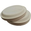 vidoelettronica 50 Flat Plates 23 cm Biodegradable and Compostable Pulp