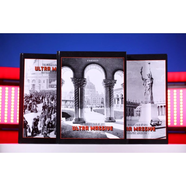 HARDCOVER World's Fair of 1893 Ultra Massive Photographic Adventure Trilogy