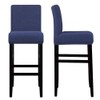 Lellen Bar Stool Covers Set of 2,Stretch Washable Bar Stool