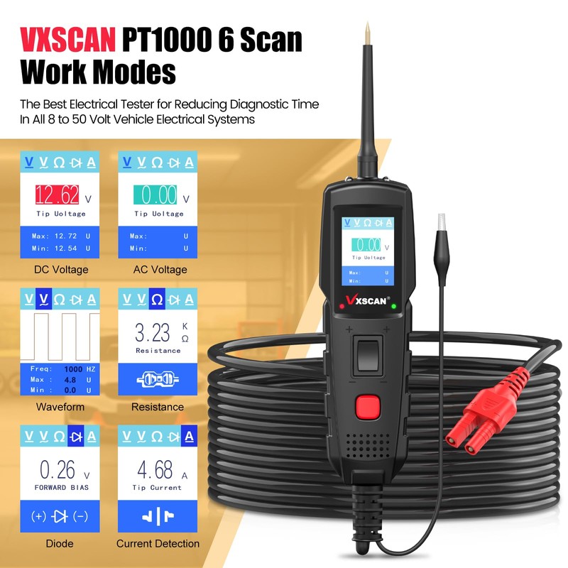 VXSCAN Automotive Power Circuit Probe Kit, Circuit Tester Breaker Finder