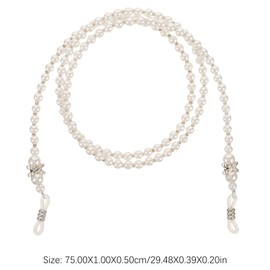 SAFIGLE Eyeglass Chain Imitation Beaded Glasses Strap for Women Stylish and Functional Eyewear Retainer Accessory for Daily Wear and Travel