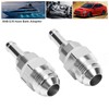 2pcs AN8‑3/8 Hose Barb Adapter Aluminum Fuel Pump Tank Fitting