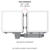 D&D Technologies DDSHDSS Stainless Steel Heavy Duty Gate Hinge. Non