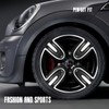 4PCS Car Wheel Center Cap 54mm S Logo Compatible with
