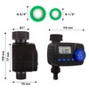 Green Blue Irrigation Control, Electronic Watering Timer with IP55 Protection,