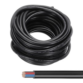 MECCANIXITY 33FT 20AWG 8 Conductor Electrical Cable, 20/8 High Flexible Tinned Copper 20 Gauge Electric Wire for Boat Wiring House Wiring Alarm Systems, Portable Lights