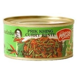 Maesri Thai prik khing curry - 4 oz x 2 cans, Chili