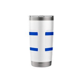 Flag Israel Stainless Steel Insulated Tumbler
