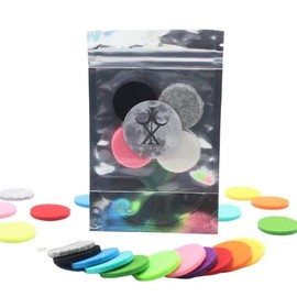 CICIX Scented Vacuum Freshner Discs. 130+ Scents To Pick From. Handmade in England. Strong Scented, Long lasting. Pack of 4x 3cm Discs. Vegan And Cruelty Free. (Bum Bum)