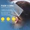 CestoMen 2 Pieces Hair Fade Combs Professional Hair Cutting Comb
