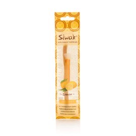Aromatisierte Miswak Premiumqualität natürliche Zahnbürste. Siwak Original Zahnputzholz zum Zähneputzen und Aufhellen. Stoppt Zahnfleischbluten und Zahnfleischentzündung. (Zitronengeschmack)